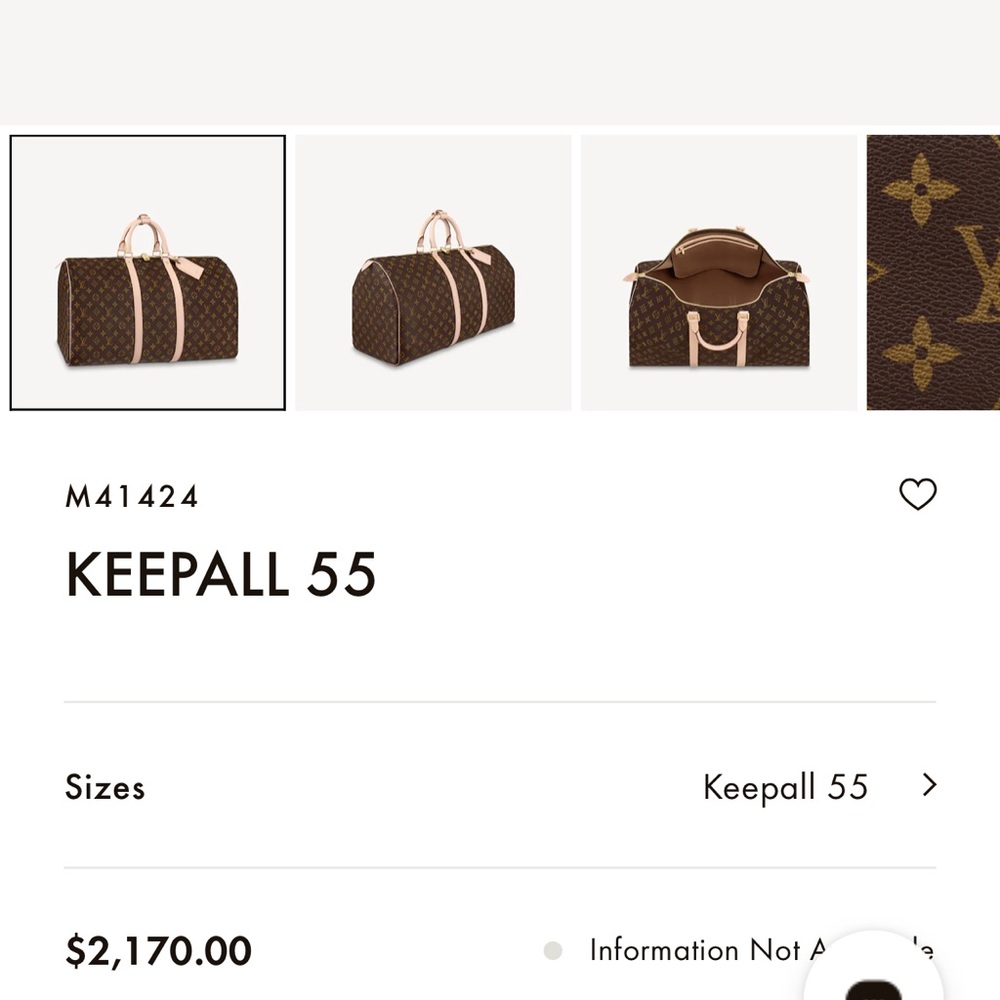 NWT!! Brand New!!! NEVER USED keepall 55